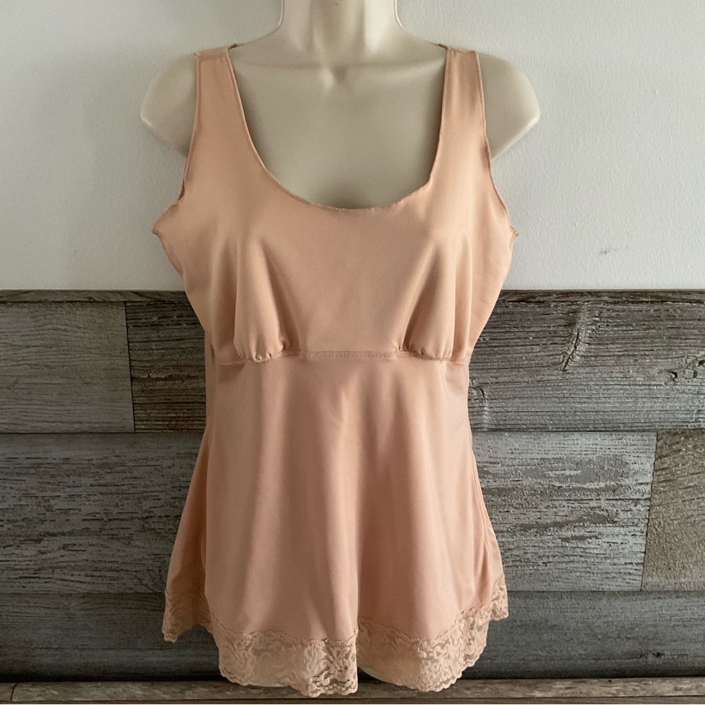 Spanx Gathered Scoop Neck Cami Size 1X Maple Stretch